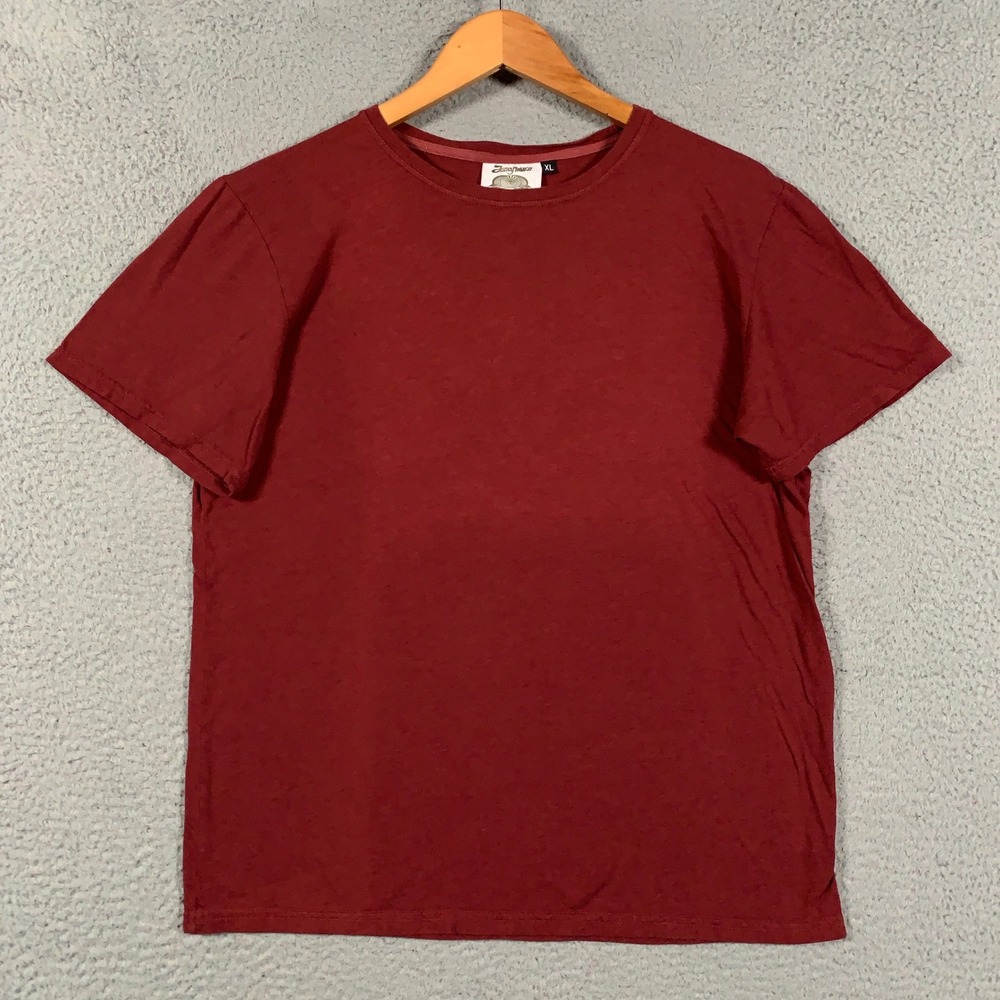Jungmaven Tee T-Shirt Women's Size XL Red Casual Sustainable Hemp Organic Cotton